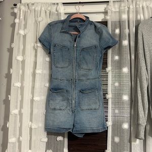 COPY - Free People denim romper size 10